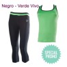 Conjunto FREDDY WR.UP: camiseta+pantalón con efecto PUSH UP