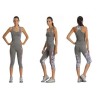 Conjunto FREDDY camiseta tirantes + pirata efecto PUSH UP para DANZA, ZUMBA o AEROBIC