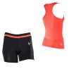 Conjunto FREDDY WR.UP: Camiseta Tirantes + Short Rojo/Negro con EFECTO PUSH UP