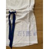 Camiseta Yoga&Pilates manga corta con detalles en color azul